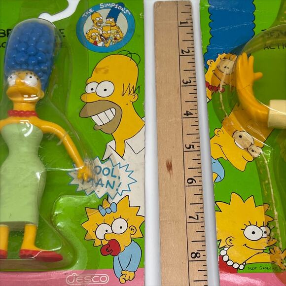 Vintage 1990 Jesco The Simpsons Marge Simpson Bendable Action Figure NEW - Picture 4 of 4